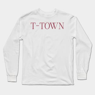 Tuscaloosa Alabama TTown University College Sticker Long Sleeve T-Shirt